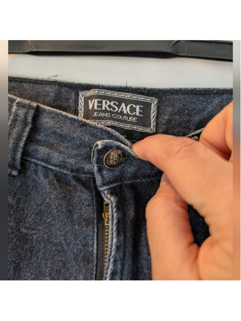 Versace Jeans Couture vintage Men's Jeans Size 26(By Measurements) In VGUC - Picture 6 of 15
